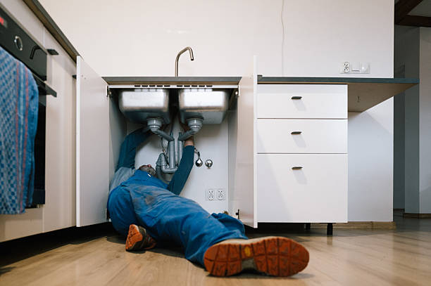 Professional Drain Cleaning technician working in Wood River Junction, RI